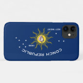 Conseil Republic Flag Key West Florida Case-Mate iPhone Hülle (Rückseite (Horizontal))