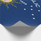 Conseil Republic Flag Key West Florida Geschenkpapier (Ecke)