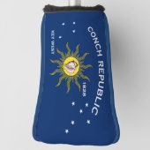 Conseil Republic Flag Key West Florida Golf Headcover (Rotieren 90)