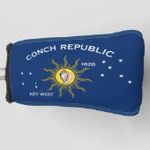 Conseil Republic Flag Key West Florida Golf Headcover (Vorderseite)