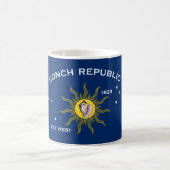 Conseil Republic Flag Key West Florida Kaffeetasse (Mittel)
