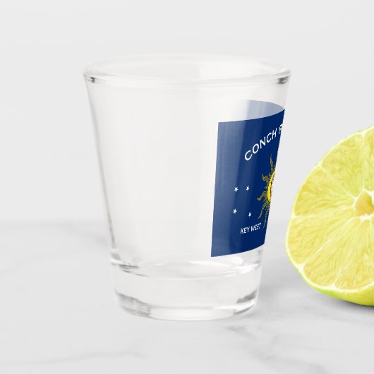Conseil Republic Flag Key West Florida Schnapsglas (Links)