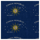 Conseil Republic Flag Key West Florida Stoff (Nahaufnahme)