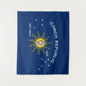 Conseil Republic Flag Key West Florida Wandteppich (Vorderseite)