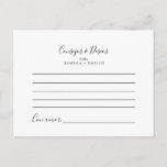 Consejos y Deseos Wedding Advice Card Postkarte<br><div class="desc">Die Herberge ist ideal für eine Hochzeitsfeier in Spanien. Die Design-Features . Diese Karten sind ideal für Hochzeiten,  Brautparty,  Babydusche,  Graduiertenfest u.v.m. Personalisieren Sie die Karten mit den Namen der Braut und Bräutigam,  den Eltern,  die Sie werden oder Absolvent.</div>