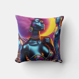 Consensual Sentry Ken Gage Fantasy Vaporwave Kissen