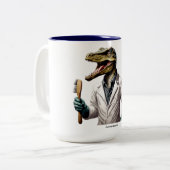 Conservasaurus Dinosaur Zweifarbige Tasse (Vorderseite Links)
