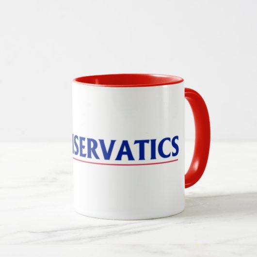 Conservatics Coffee Tasse (VorderseiteRechts)