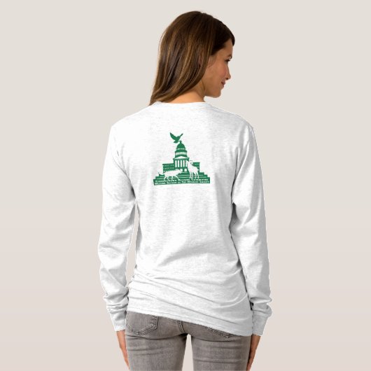Conservation Affairs Committee Logo Long Sleeve T-Shirt (Schwarz voll)