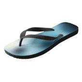 Conservative Blue Custom erstellt Flip Flops Badesandalen (Schrägansicht)