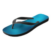 Conservative Blue Custom erstellt Flip Flops Badesandalen (Schrägansicht)