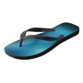 Conservative Blue Custom erstellt Flip Flops Badesandalen (Schrägansicht)