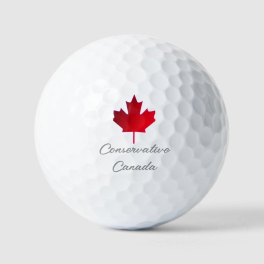Conservative Canada Golf Balls Golfball (Vorderseite)