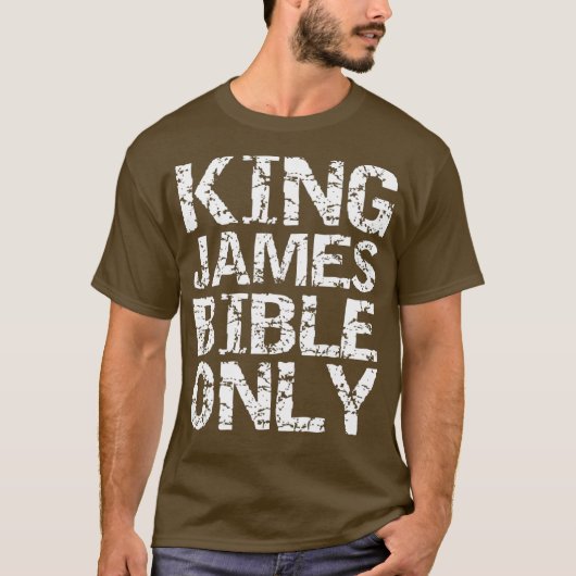 Conservative Christlich Translation King James T-Shirt (Vorderseite)