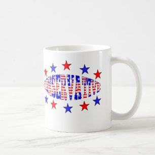 Conservative Red White Blue Tasse Cups Trinkbehält