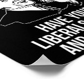 Conservative Republican Libertarian Spayed Neutere Poster (Ecke)