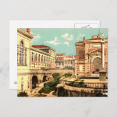 Conservatory and library, Marseille, Frankreich Postkarte (Vorne/Hinten)