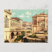 Conservatory and library, Marseille, Frankreich Postkarte (Vorderseite)