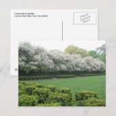 Conservatory Garden Central Park New York City NYC Postkarte (Vorne/Hinten)