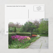 Conservatory Garden (Central Park, New York City) Postkarte (Vorne/Hinten)