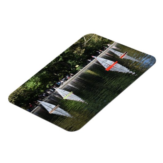 Conservatory Water Central Park Boat Pond New York Magnet (Linke Seite)