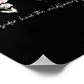 Consider How The Wildflowers Grow Jesus God Christ Poster (Ecke)