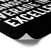 Consistency is what transformage into excell poster (Ecke)