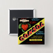 Consol Extravagant Klondykes Erdbeeren Button (Vorne & Hinten)