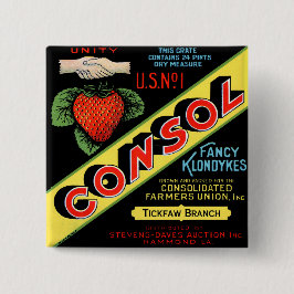 Consol Extravagant Klondykes Erdbeeren Button