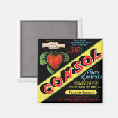Consol Extravagant Klondykes Strawberries Magnet (Vorderseite/Rückseite)