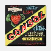 Consol Extravagant Klondykes Strawberries Magnet (Vorne)