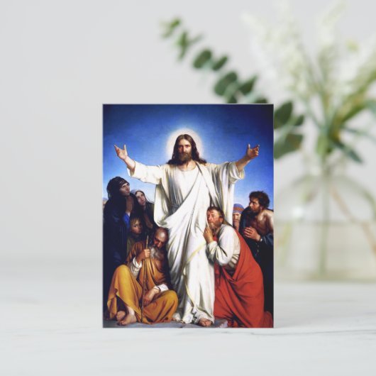 "Consolator" Gemälde. Fine Art Oaster Postkarten (Stehend Vorderseite)