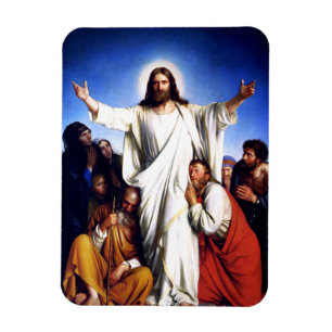 "Consolator" von Carl Bloch. Fine Art Magnet