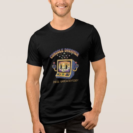 Console Dreamer T-Shirt Tri-Blend Shirt (Vorderseite)