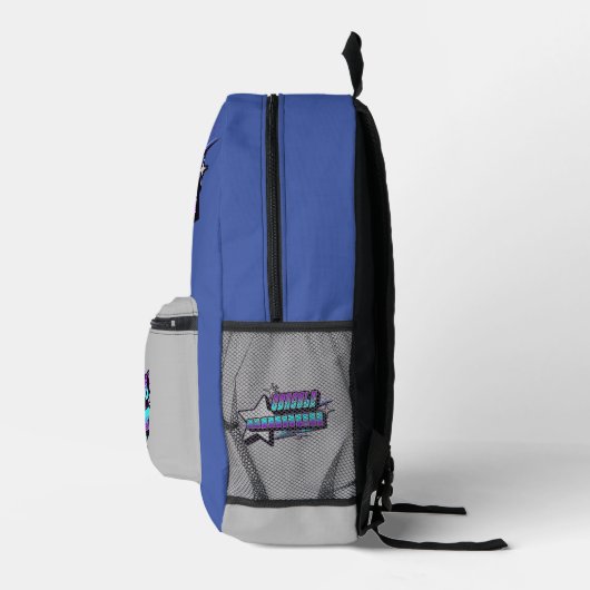 CONSOLE GAMER Y2K STYLE BEDRUCKTER RUCKSACK (Rechts)