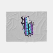 CONSOLE GAMER Y2K STYLE FLEECEDECKE (Vorderseite (Horizontal))