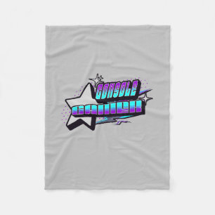 CONSOLE GAMER Y2K STYLE FLEECEDECKE