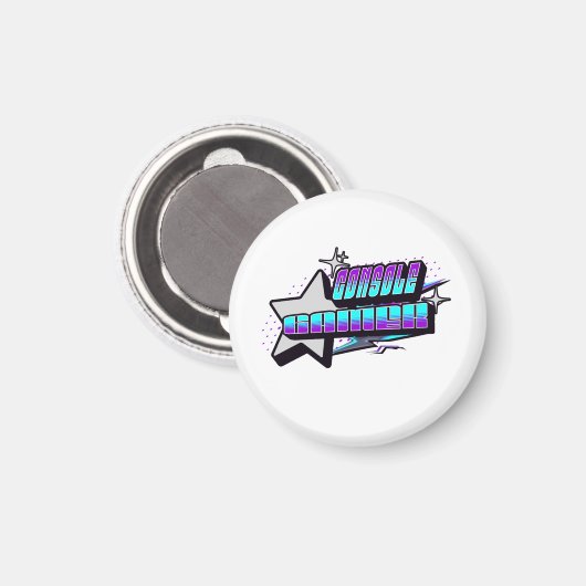 CONSOLE GAMER Y2K STYLE MAGNET (Vorderseite/Rückseite)