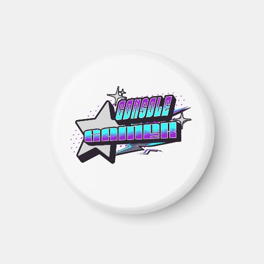 CONSOLE GAMER Y2K STYLE MAGNET (Vorne)