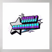 CONSOLE GAMER Y2K STYLE POSTER (Vorne)