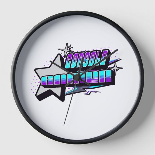 CONSOLE GAMER Y2K STYLE UHR (Vorderseite)