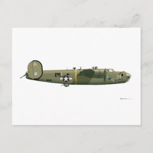 Consolidated B-24 Postkarte