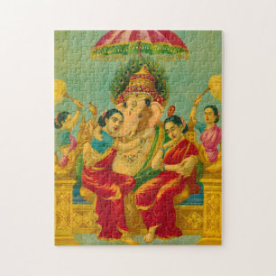 Consorts Ganesha von Raja Ravi Varma Puzzle