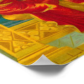 Consorts of Ganesha by Raja Ravi Varma Poster (Ecke)