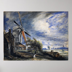 Constable - A Mill Near Colchester Poster