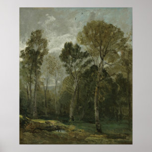Constable - Blick auf ein Dickicht Poster