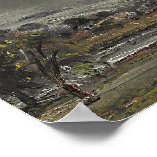 Constable - Blick auf Salisbury Poster (Ecke)