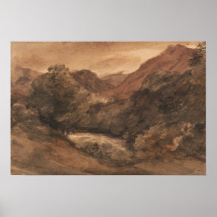 Constable - Borrowdale Abend nach einem schönen Ta Poster