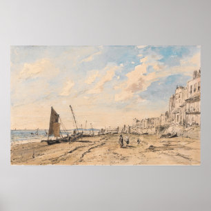 Constable - Brighton Beach Looking West Poster