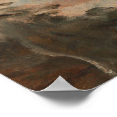 Constable - Cloud-Studie mit Bäumen Poster (Ecke)